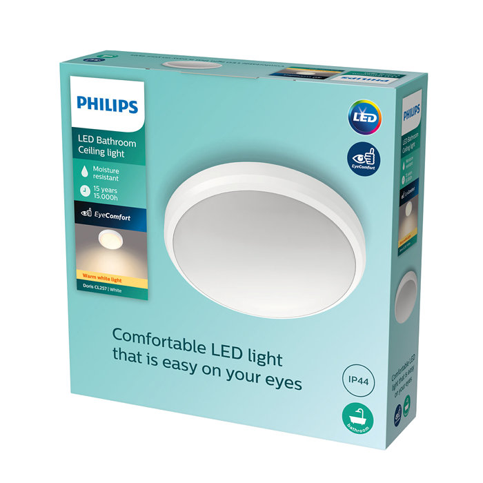 Plafond Doris 6W LED Vit Philips